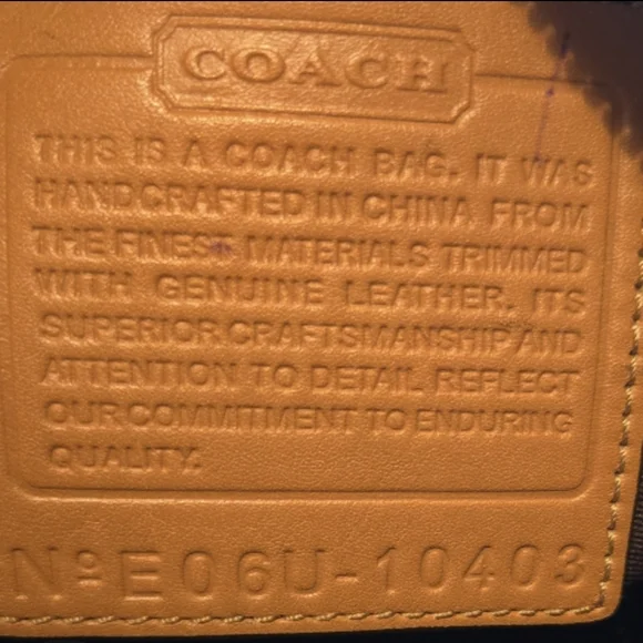 Coach Y2K Signature 10403 Shoulder Bag-EUC - Picture 7 of 12